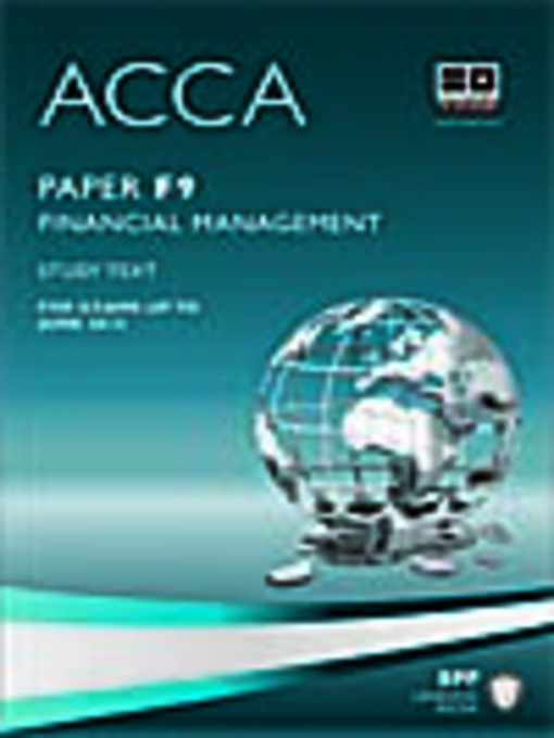 Upplýsingar um ACCA F9 - Financial Management - Study Text 2013 eftir BPP Learning Media - Biðlisti